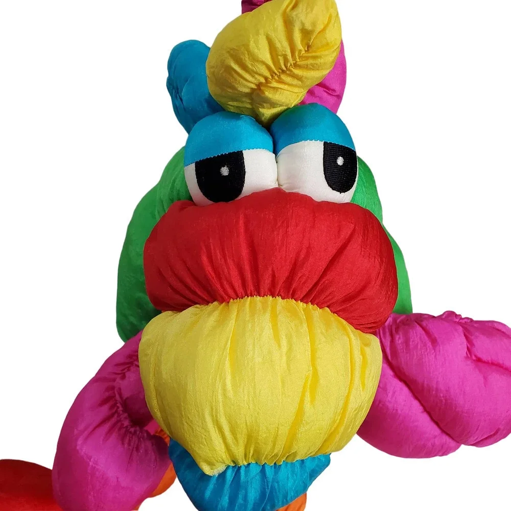 Commonwealth Hot Puffs Vintage Parrot Stuffed Animal 20